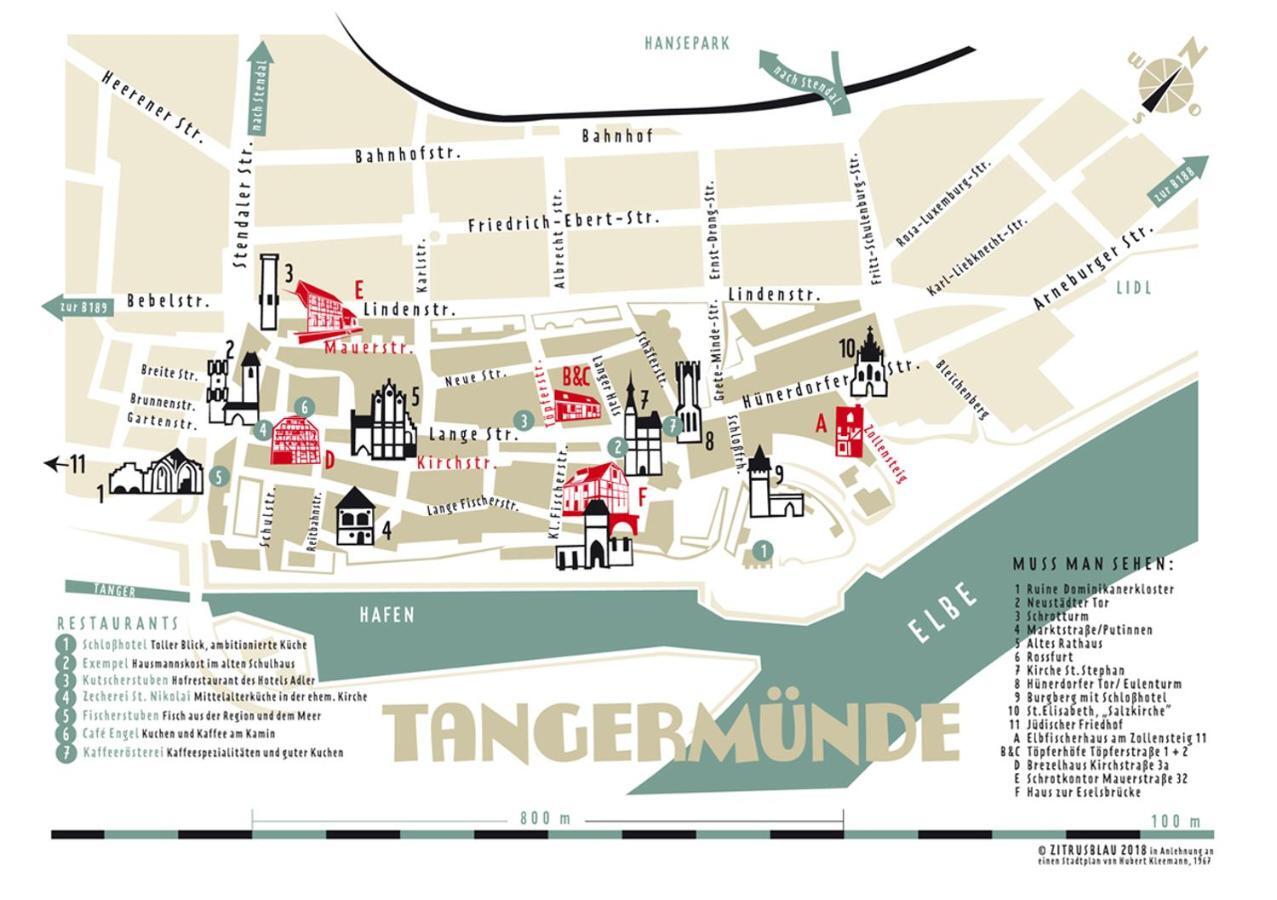 Toepferhof 1 Appartement Tangermünde Buitenkant foto